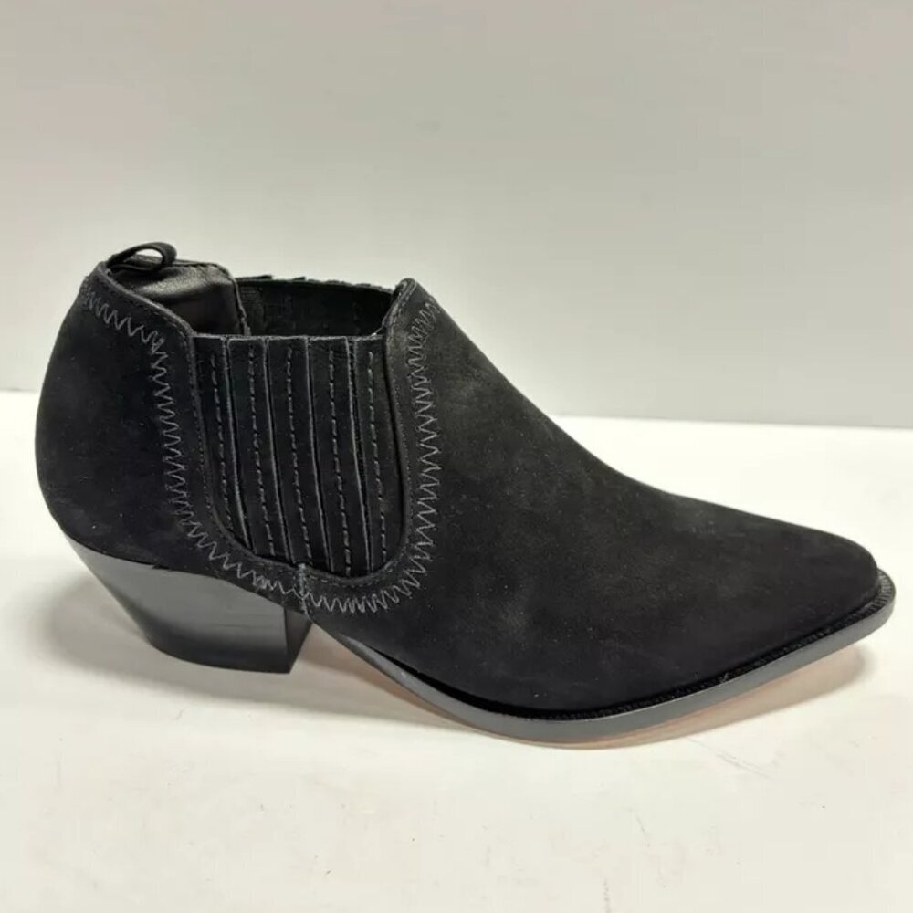 Schutz Women’s Jaqueline Black Ankle Booties, Size 5.5 M